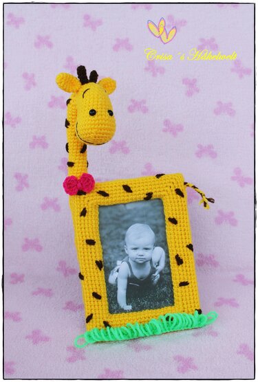 Häkelanleitung Bilderrahmen ++ Giraffe Elli ++ - Bild 2