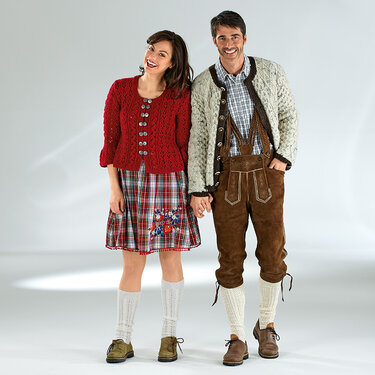 Strickanleitung Damentrachtenjacke "Trachtenwolle" 757035 - Bild 2