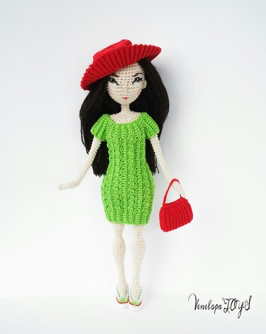 Pattern Deal - Doll Jessica Body and 3x Clothes - Crochet