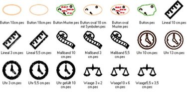 Stickdatei zur Geburt - Baby - Sticken
