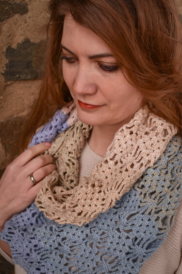crochet pattern infinity scarf