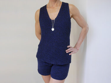Strickanleitung - Zweiteiler  - DARK BLUE - No.173 - Bild 4