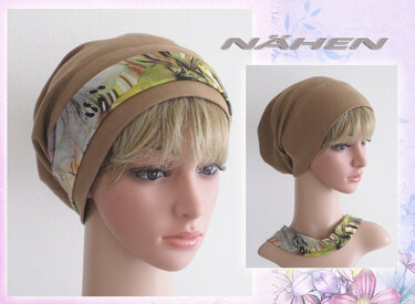 Nähanleitung: Beanie Mütze mit DekoBand  (Größen: S, M, L) - Bild 9