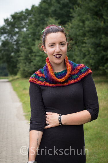 Rollkragenponcho - Bild 8