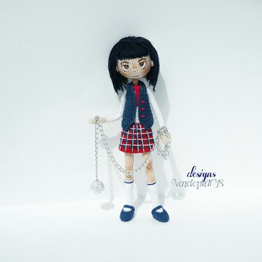 Pattern Doll Schoolgirl - Crochet