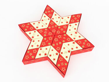 Adventskalender – Stern – Bastelvorlagen mit Anleitung - Basteln