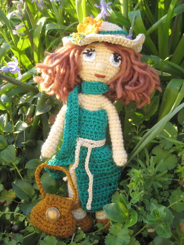 Crochet doll pattern - summer outfit