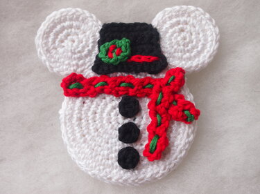 Mouse Snowman - Crochet