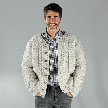 Strickanleitung Herrentrachtenjacke "Bregenzer Schafwolle" 758151 - Stricken