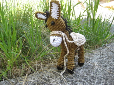 Crochet donkey pattern