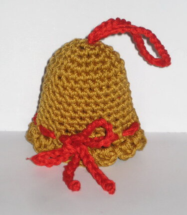 Christmas bell pattern - Crochet