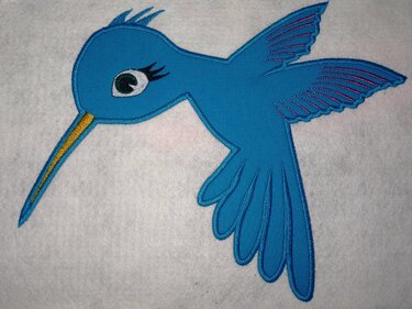 Stickdatei Kolibri Vogel - Sticken