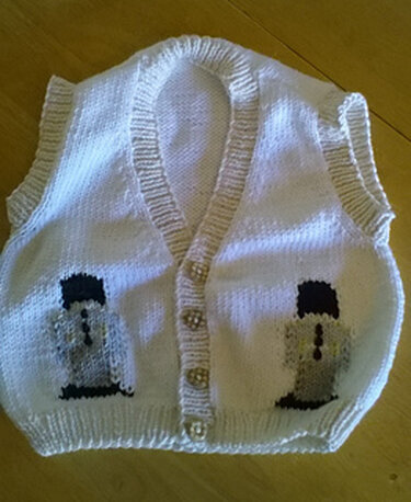 Jacques Baby Waistcoat - Knitting