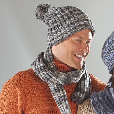 Strickanleitung Herrenmütze & Schal "Capri Color" 755074 - Bild 2