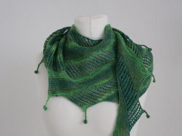 Shawl knitting pattern "Zibba"