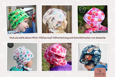 Mütze "Mikki" Frühjahr/Sommer (Nähanleitung & Schnittmuster)