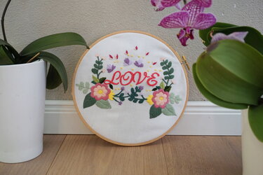 Stickmuster und Anleitung "Love1" - Sticken