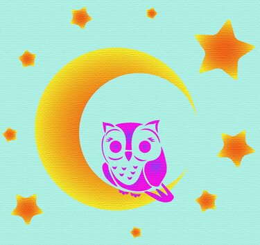 Cute Owl Stencil Motifs - Crafts