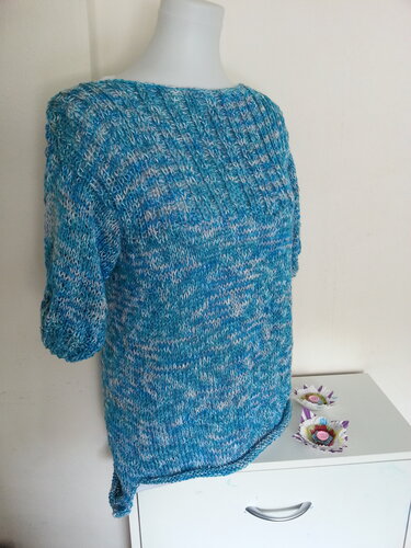 Damenpullover Gr. S-M Sommer Seeluft - Stricken