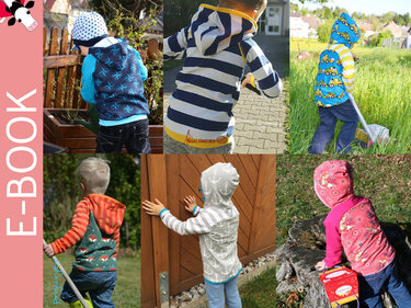 "SMART-HOODIE" Kapuzenpulli nähen Gr. 92-164 Schnittmuster &Beamer - Bild 2