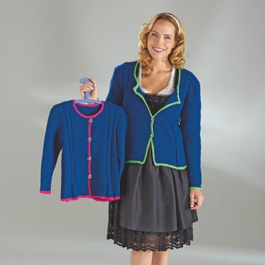 Strickanleitung Damenjacke "Capri" 755089 - Bild 2