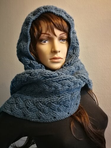 Häkelanleitung Scoodie, Schal, Loop ,,praktisch Verpackt"