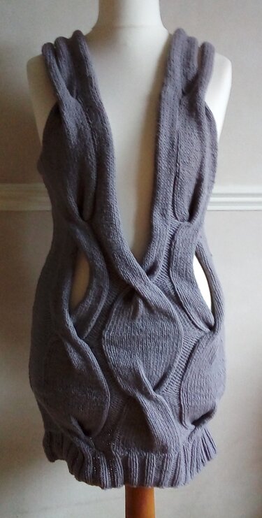 Yolanda Cable Top - Knitting