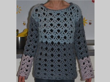 Pulli Pastell Gr. S/M und L/XL Häkelanleitung