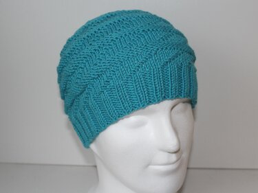 Strickanleitung Beanie unisex, Männer / Frauen, Ku 54 - 60 cm, Mütze - Bild 2