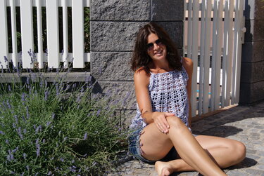 Luftiges Sommertop, Gr. 36 - 42 - Häkeln