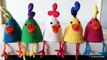 crazy funny chicks - Crochet