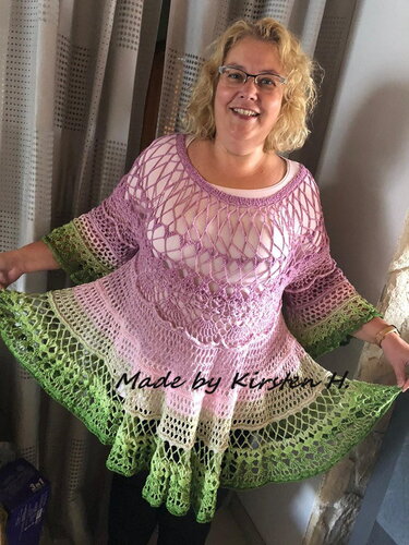 Tunika 'Fantasie #143' - Häkeln