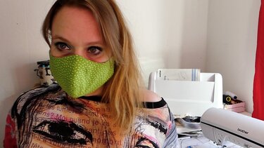 ergonomische Behelfsmaske // Kein Medizinprodukt - Nähen