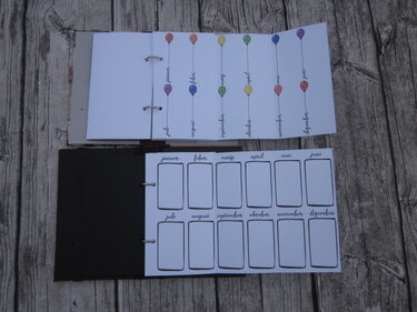 Jahresübersicht und Geburtstagskalender - Basteln