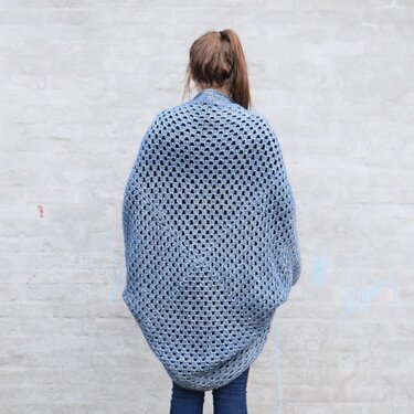 Granny Chunky Cardigan - Häkeln
