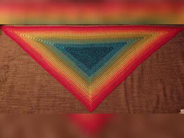 Tuch Alma häkeln Häkeltuch Dreieckstuch Schultertuch