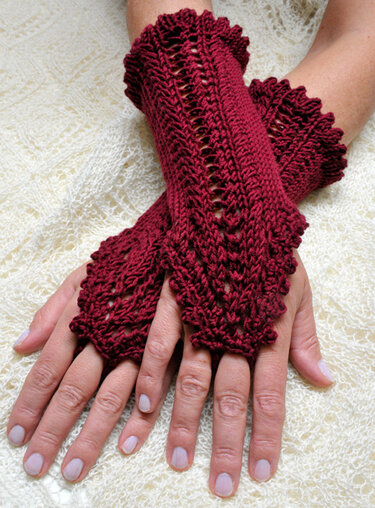 Armstulpen "Phoebe" - Stricken