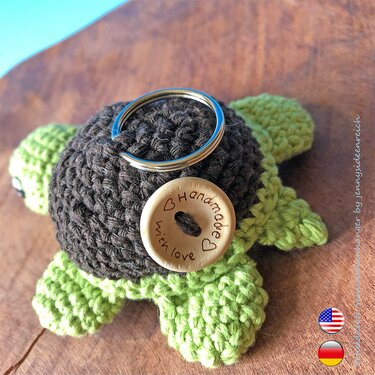 Turtle Keychains, crochet pattern, amigurumi by jennysideenreich - Image 2