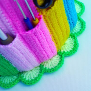 Needle Work / Handicraft Bucket - Crochet