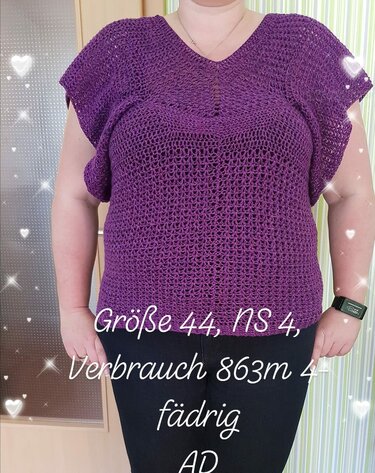 Tunika Sun´s Shining - Häkeln