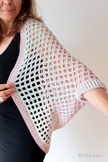 Seelenwärmer, Cardigan, Jacke "Safia" - Häkelanleitung - Bild 6
