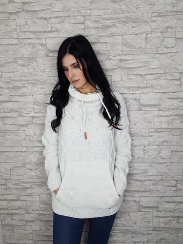 66 Strickanleitung Pullover snow withe