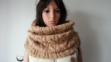 22 Strickanleitung Schlauchschal Kapuzenschal PDF - Bild 2