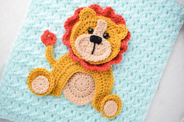 Safari jungle friends 9 applique set - Crochet