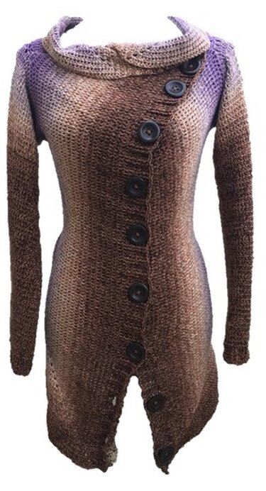 Anleitung Fleur - Eine gehäkelte Strickjacke - Häkeln