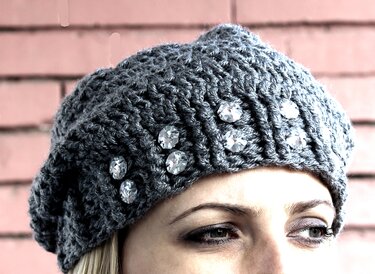 Crochet Slouchy Beanie 