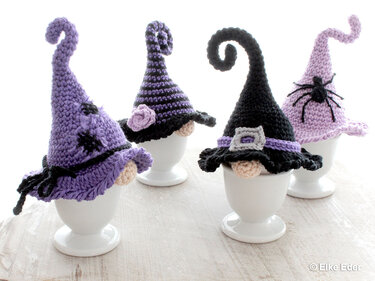 "The Hexlies" – Cute Eggwarmers / Gang of Little Witches - Crochet Pattern