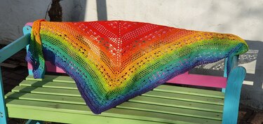 Häkeltuch Alva - Häkeln