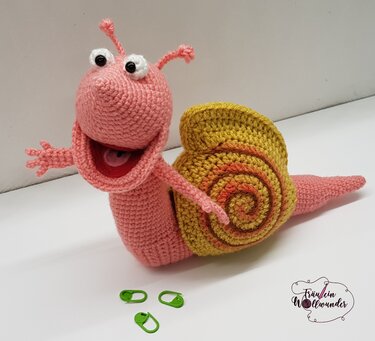 Häkelanleitung > Tinchen die Schnecke <