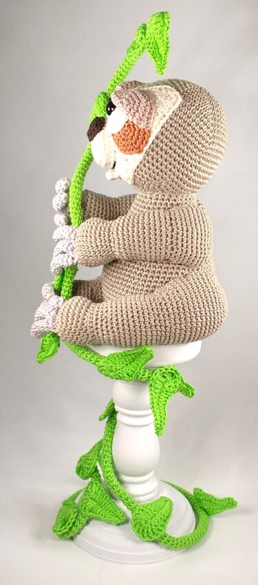 Häkelanleitung "Sidney" Das Faultier